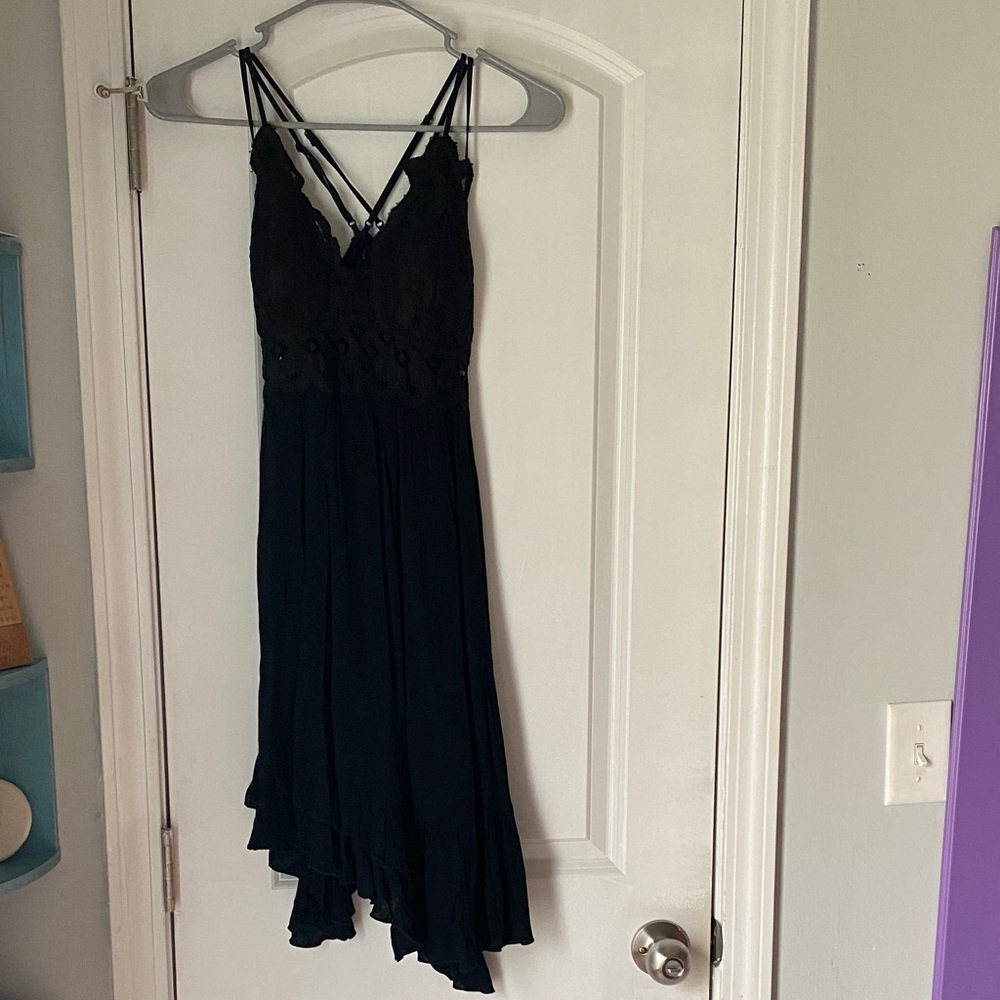 Elegant Black Lace Dress